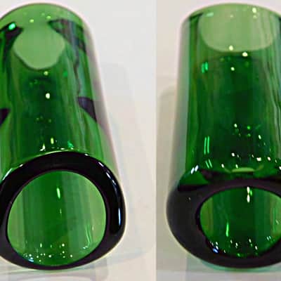 The Rock Slide GRS-MG Green Rock Glass Guitar Slide Size Medium image 2