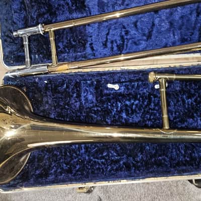 Bruno Tenor Trombone, w/ case and MP, spit-valve is detached (minor repair) image 6