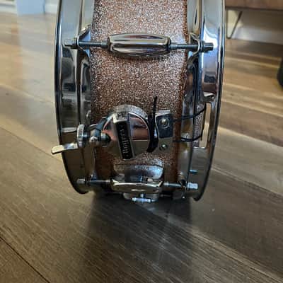 Rogers Covington-era Early 60s Drum Kit/Set - Champagne Sparkle, B&B lugs/Jasper Shells image 9