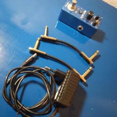 heavy metal mini pedal- sparkle blue image 5