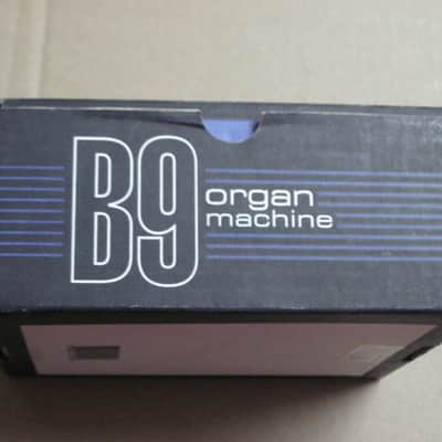 lightly handled - generally clean (some very light cloudy surface scuffs / surface gray markings) Electro Harmonix EMPTY CARDBOARD BOX and original Owner's Instructions ONLY for B9 Organ Machine pedal (NO Pedal, NO other paperwork) image 8