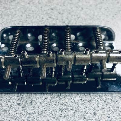 Fender Standard Series Bass Bridge Assembly Chrome image 4