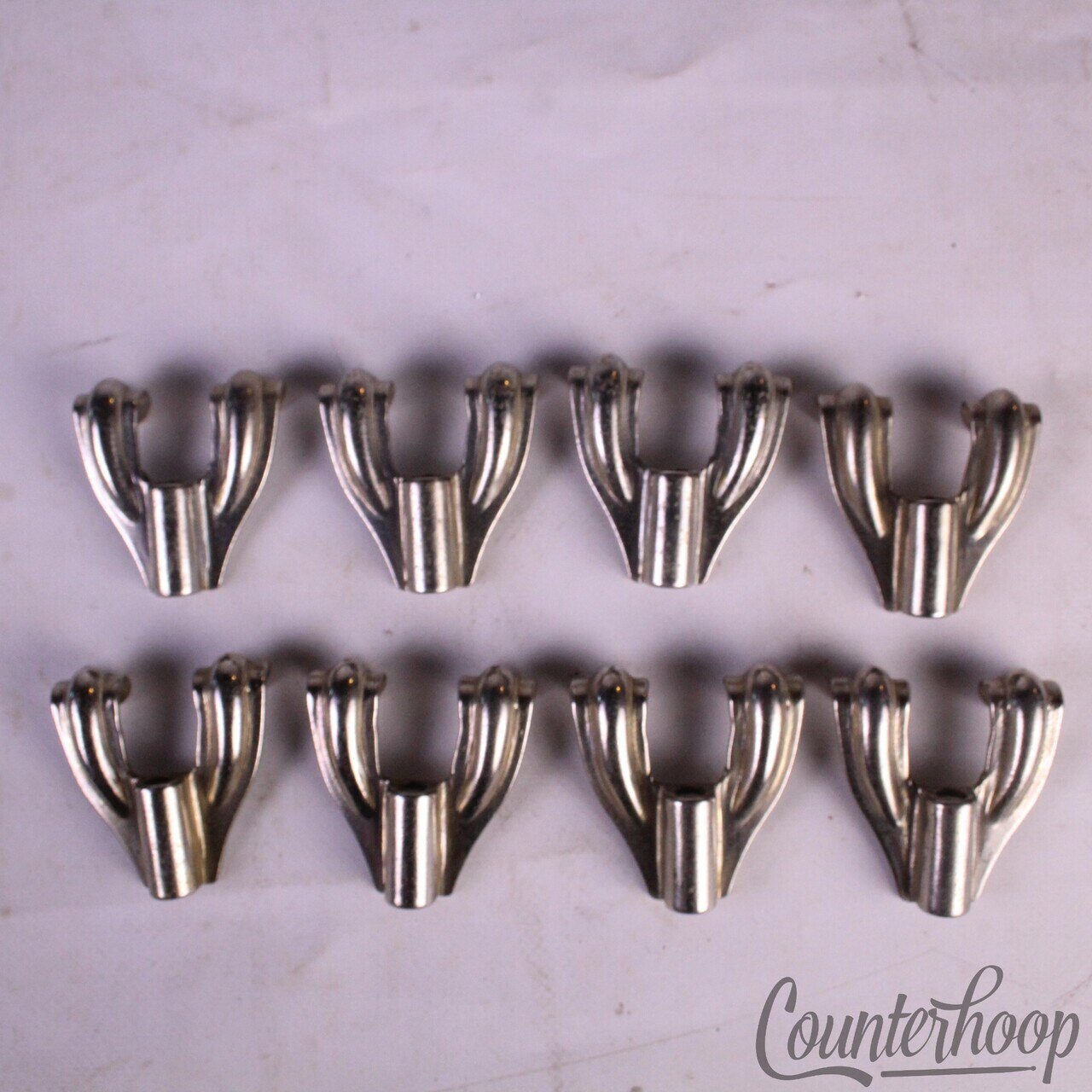 Ludwig 8x WFL Marching Snare Drum Tension T-Rod Claws Vintage 30s-40s Nickel USA — main photograph