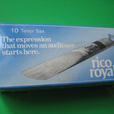 Rico Royal 3 1/2 Tenor Sax Reeds....10 Reeds in Box image 4