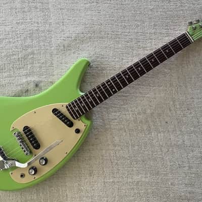 2023 Eastwood SG2C Flying Banana Green Finish Bizarre Guitar Yamaha Copy image 2