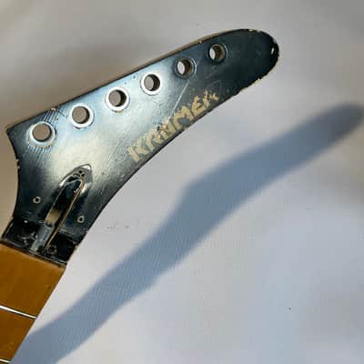 1985 Kramer USA Banana Maple Fretboard Guitar Neck Floyd Ready 22 Frets Dot Inlay w/ Neckplate (Non Scarf) Bild 9