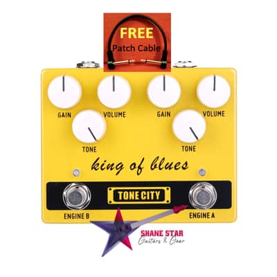 Tone City King of Blues V2 👑2 Channels Can Be Used Independently Or Combined. Channel A Warm, Transparent With Accentuated mids, Channel B Is Fat, Smooth With Dynamic Bass & Less Mids image 7