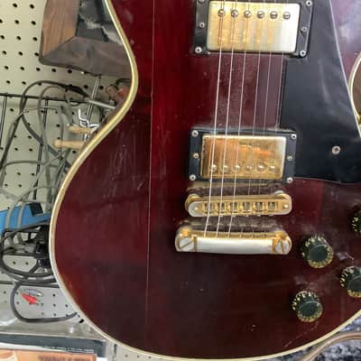 Gibson Les Paul custom 1979 - Wine red image 4