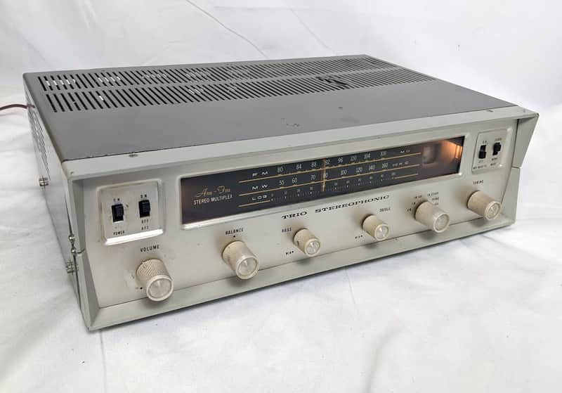 Rare Vintage 1962 Trio Kenwood WX-14 AM / FM Multiplex Stereophonic Tube Receiver - Working image 1