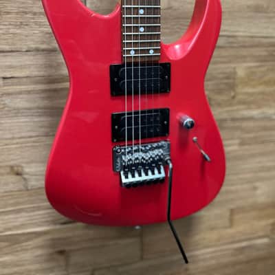 Charvel Fusion Deluxe 1990 1991 - Pearl Red MIJ * Routed for Humbucker in Neck* image 1