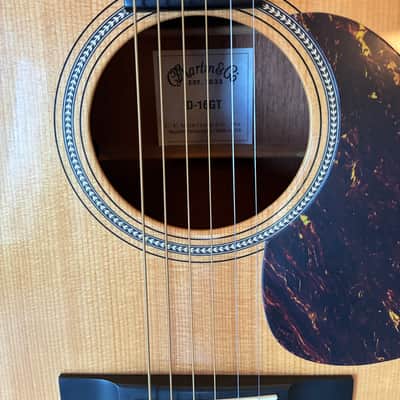 Beautiful 2007 Martin D-16GT Dreadnought, 1-11/16" Nut, Solid Mahogany & Spruce, K&K! image 3