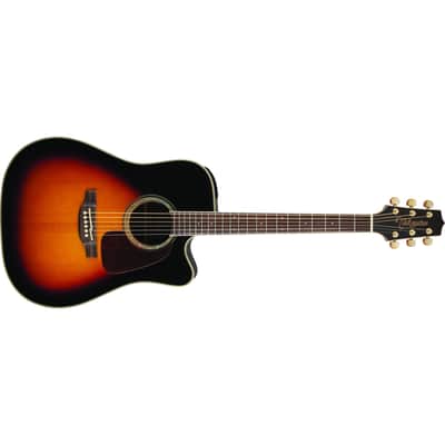 Takamine GD71CE-BSB Electro-Acoustic Dreadnought  - Laurel Fretboard, Brown Sunburst image 7
