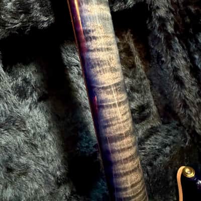 PRS Custom 24 Wood Library 2017 - Charcoal Violet 10 Top image 11