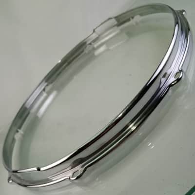 Slingerland 14"COB 8Lug Stick-Saver Snare Drum Resonant Chrome-BRASS Rim/Hoop50s image 4