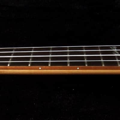 Handmade Tenor Ukulele, Solid Walnut, Bear Claw Spruce Top Tiger Inlay, Soft-bag, Bruce Wei UG17-2764 image 11