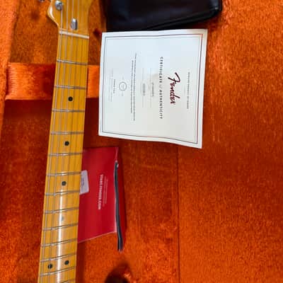 Fender American Vintage II 1977 Telecaster Custom Guitar, Maple Neck, Wine +Case image 11