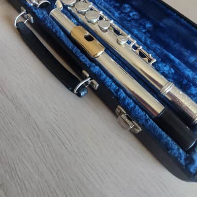 Gemeinhardt 50 Series - Gold Lip Plate Silver Plated image 1
