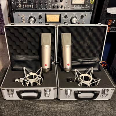 Golden Era Rare Stam “Red Badge” SA 87 / U87 Close serial # Pair ! Pre Braingasm , Classic Neumann tone image 2
