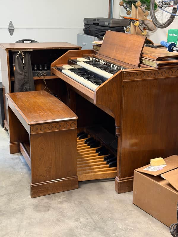 Hammond CV Organ 1945 - 1949 - Natural with ER20 Tone cabinet image 1