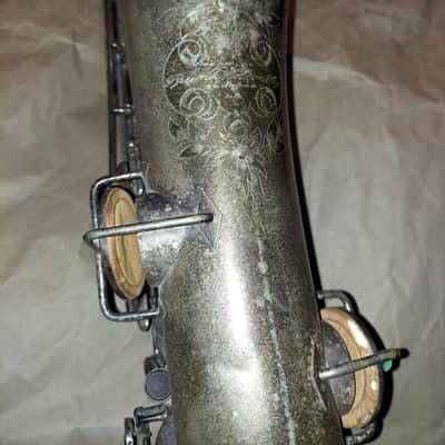 Magnificent Antique Frank Holton Tenor Saxophone, USA, sax body only image 11
