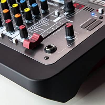 Allen & Heath ZED-6FX Compact 6 Input Analogue Mixer + Case + Headphone + Mic & Instrument Cables image 10
