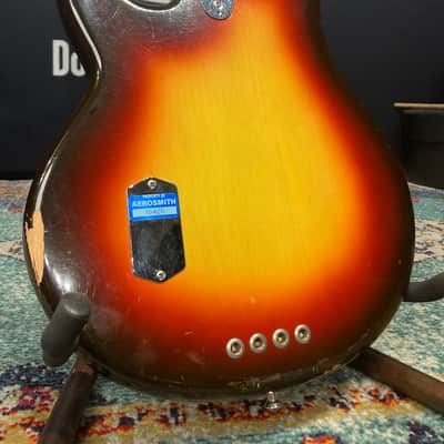 Tom Hamilton's Aerosmith, 1977 Music Man Stingray Bass, SIGNED! PLUS "Hamilton" NY Islanders NHL Jersey! AUTHENTICATED!  (TH2 #8) image 7