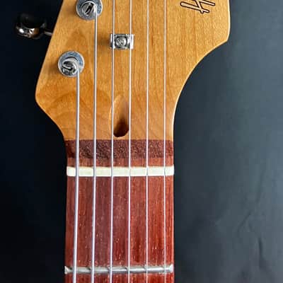 Harley Benton ST-62 Strat-Style Electric Guitar Vintage White Finish image 9