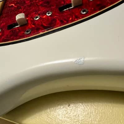 Fender Mustang 1966 - Olympic White Rare A neck 1 1/2” Small Thin Neck image 11