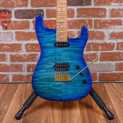 Charvel USA Custom Shop Special Edition San Dimas HS CT QMT Roasted Chlorine Burst 2024 w/OHSC image 1