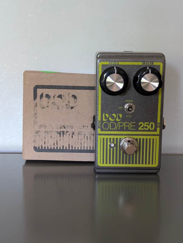 DOD Overdrive Preamp 250-X 2025 - Present - Grey / Yellow image 1