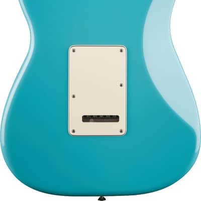 Fender Player II Stratocaster Electric Guitar HSS, Maple Fingerboard, Aquatone Blue image 3