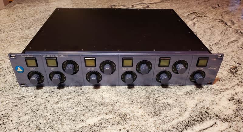 Summit Audio Element 78 Model MPE-200 Digitally-Controlled 2-Channel Mic Pre / Equalizer 2000s - Blue image 1