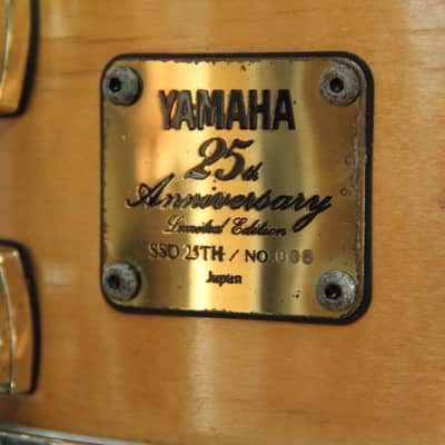 Yamaha Maple Custom Anniversary SSD 25th Limited Edition snare drum image 4