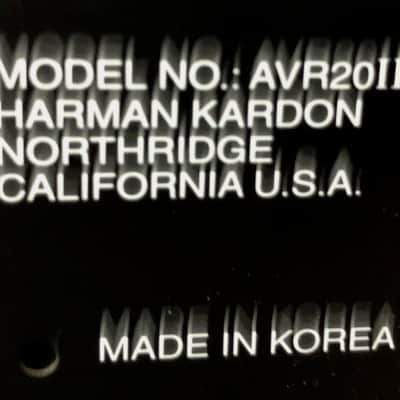 Harman Kardon AVR 20 II Stereo Surround Receiver with Preouts Black Bild 5