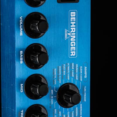 2006 Behringer V-AMP Pro Rackmount Amp Modeler and Multi-Effect blue image 2