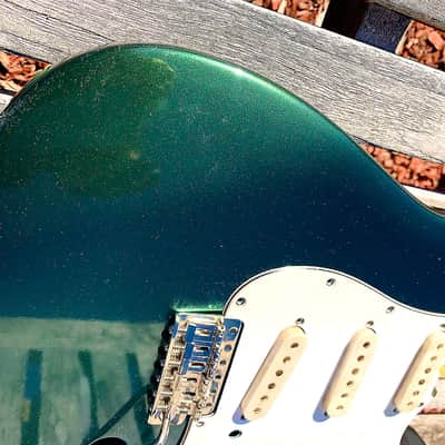 JVG ST body Closet classic clean- Vivid Pearl Metalic Deep Emerald Green Lacquer JVGuitars image 3