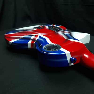 ESP LTD EC-1000 Deluxe Custom Union Jack Flag finish Seymour Duncan Distortion pickups + hardcase image 24