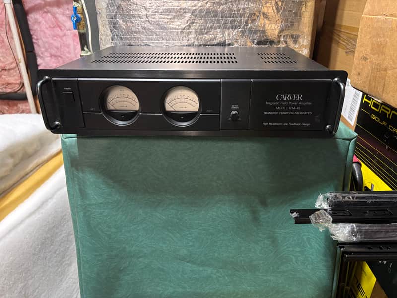 Carver TFM-45 Magnetic Field Power Amplifier  Tfm Black
