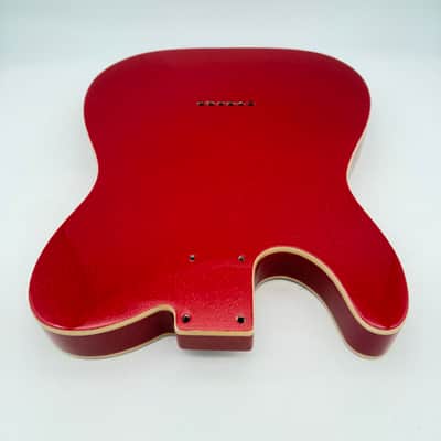 HooDoo Telecaster Body Alder Bound Sparkle Red htb6422 image 7