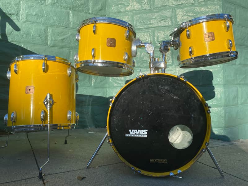 RARE! Gretsch Tony Williams Lifetime Yellow Drum Set in TWYL Yellow Lacquer image 1