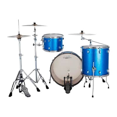 Ludwig Neusonic 3pc Kit - Blue Super Sparkle image 2
