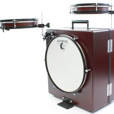 Toca Percussion Kickboxx Suitcase Drum Set with Kickboxx, 10" Snare, 10" Tom, and 3 Acce... image 4