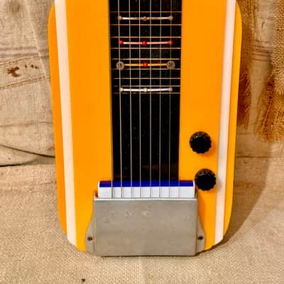 ~1955 Aloha Cast Aluminum 8 String Lap Steel Guitar image 5