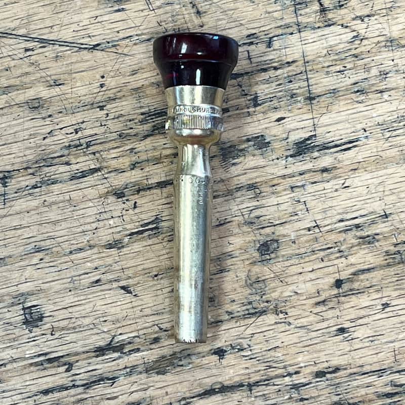 Used Conn BI-420 Visible Embouchure Trumpet Mouthpiece Screw Top Bakelite image 1