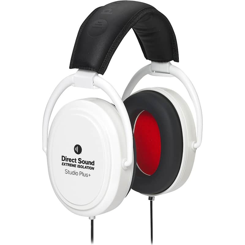 Direct Sound Studio Plus+ Extreme Isolation Studio Monitoring Headphones - White Regular image 1