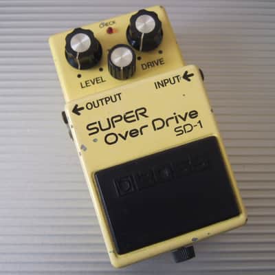 Boss SD-1 Super Overdrive 1981 - 1988 Made In Japan | Reverb