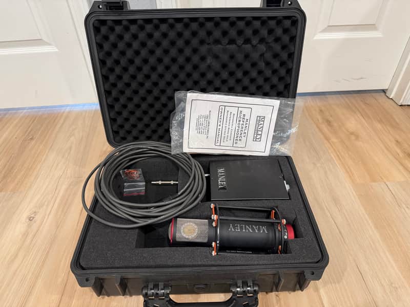 Manley Labs Reference Cardioid Large Diaphragm Tube Condenser Microphone 2010s - Black image 1