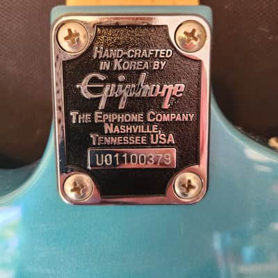 Epiphone Slasher FX 2001 - Metallic Light Blue image 4