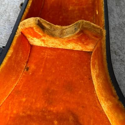 Vintage 1968 Gibson Les Paul Custom / Standard Case – 535 Orange Tolex – Excelsior/Stanford Latches image 4