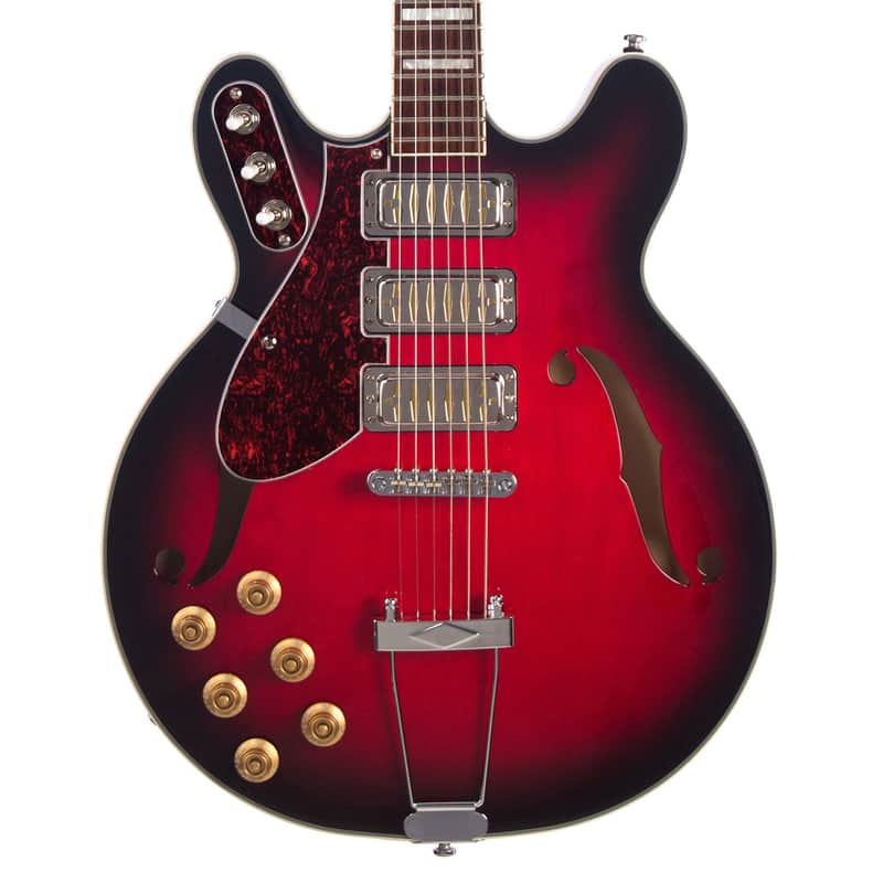 Airline Guitars H77 Vintage Redburst Left-Handed image 1